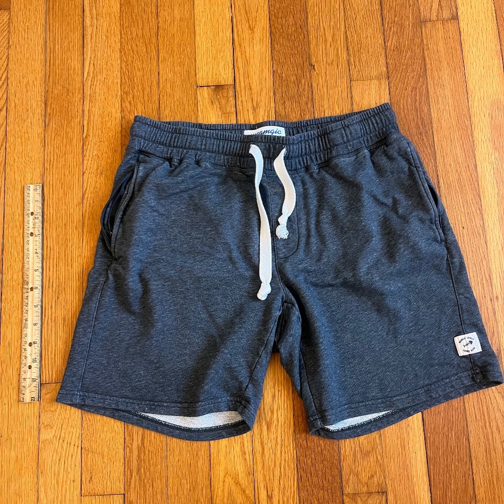 Maamgic Men's Athletic French Terry Shorts Dark Grey, Medium